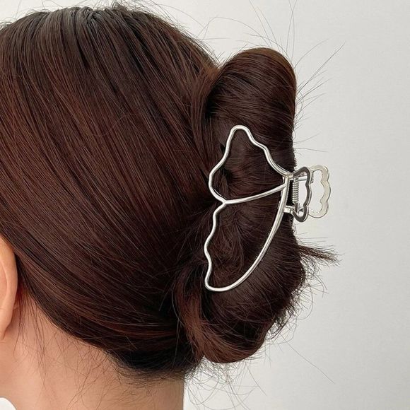 Accessories - 7/$35 Silver Color Butterfly Hair Claw Clip